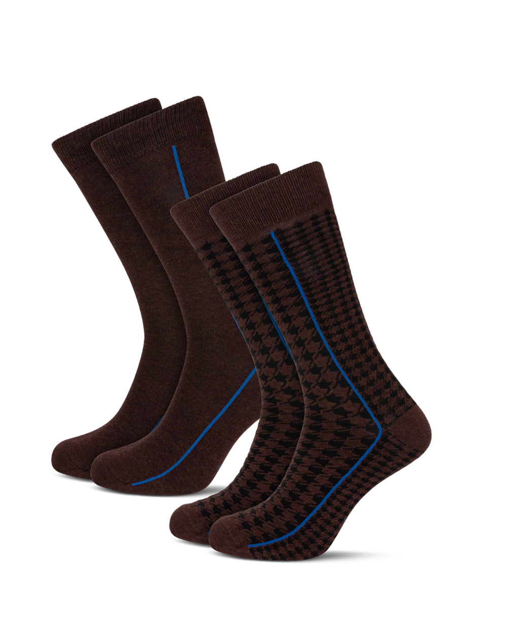 Dress socks Pied de Poule 2-pack