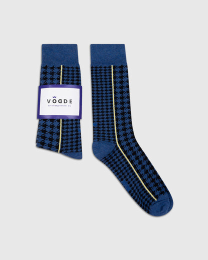 Dress socks Pied de Poule 2-pack