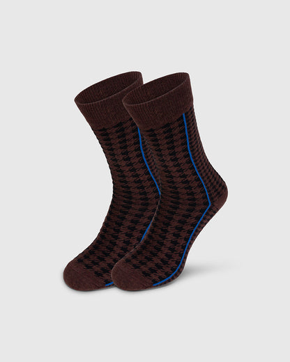 Dress socks Pied de Poule 2-pack